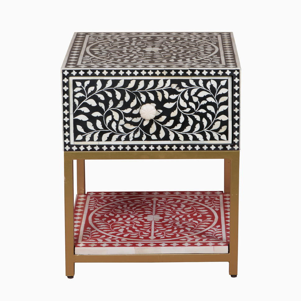 Hazel Bone Inlay Bedside
