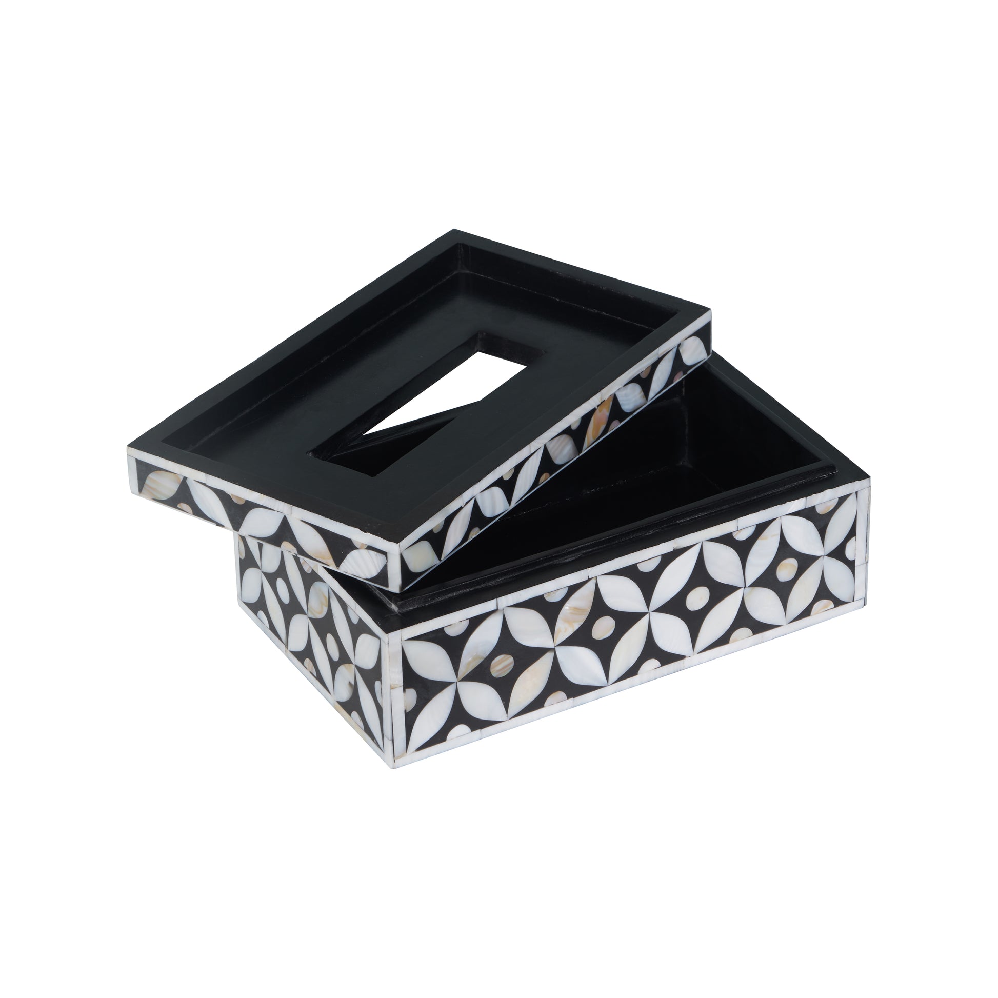 Kendrick Mother of Pearl Inlay Tissue Box