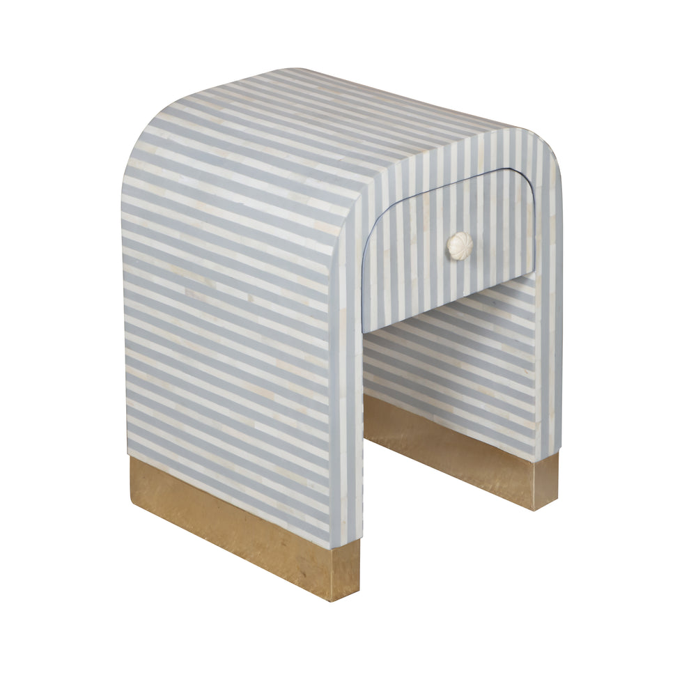 Ali Bone Inlay Bedside