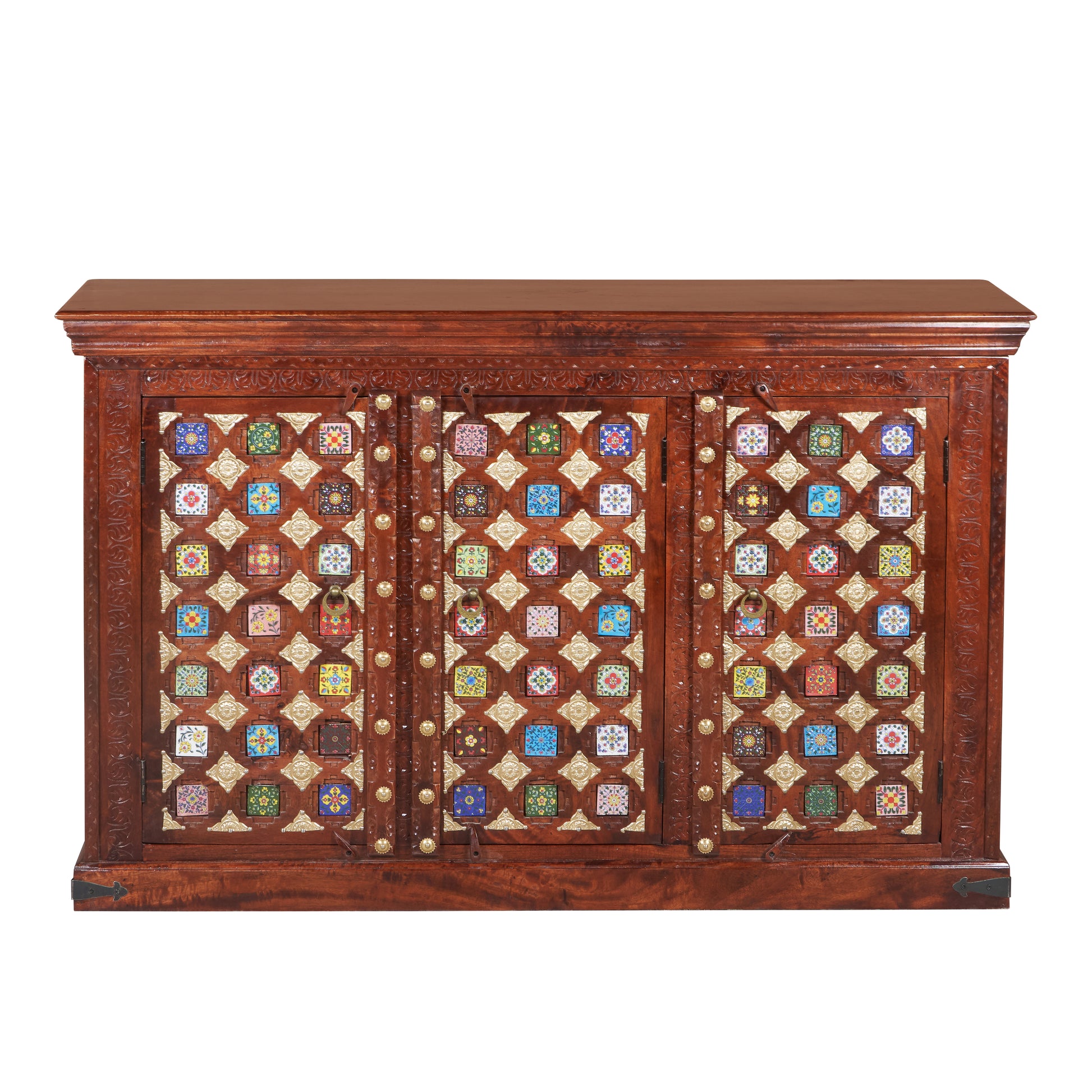 Andrew Hand Carved Wooden Sideboard