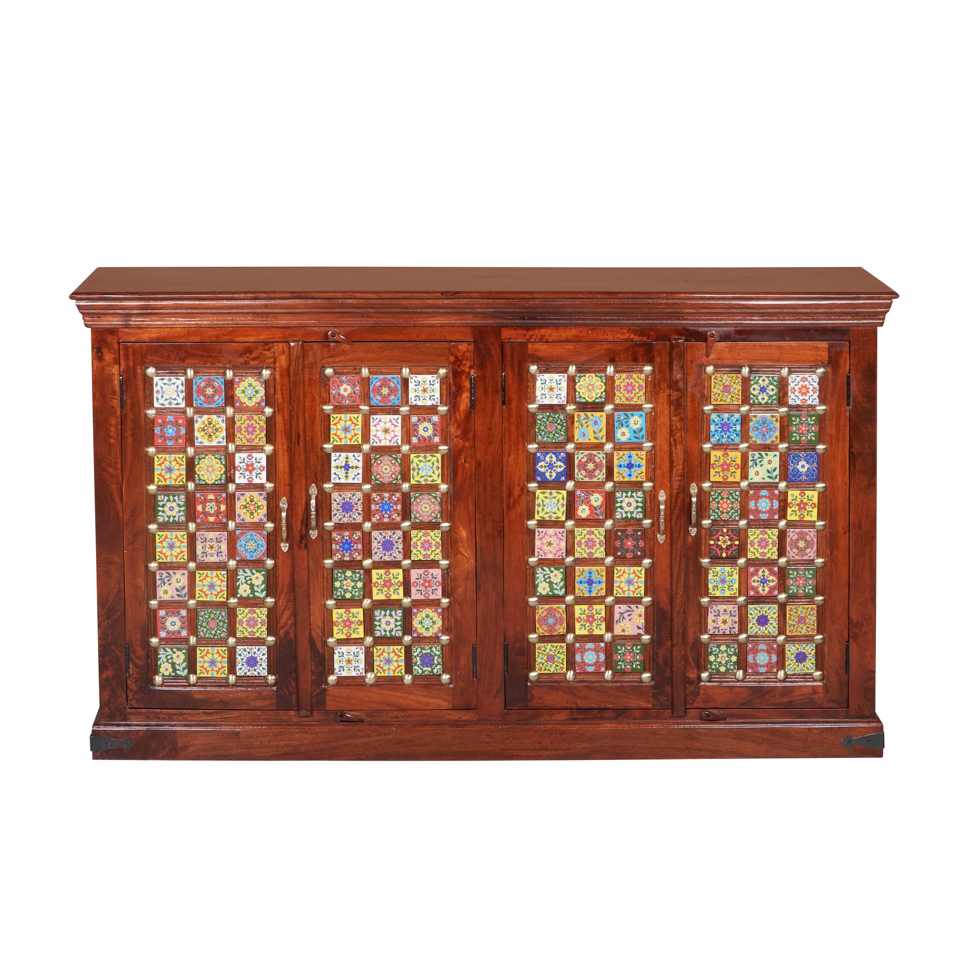 Clara Hand Carved Wooden Sideboard