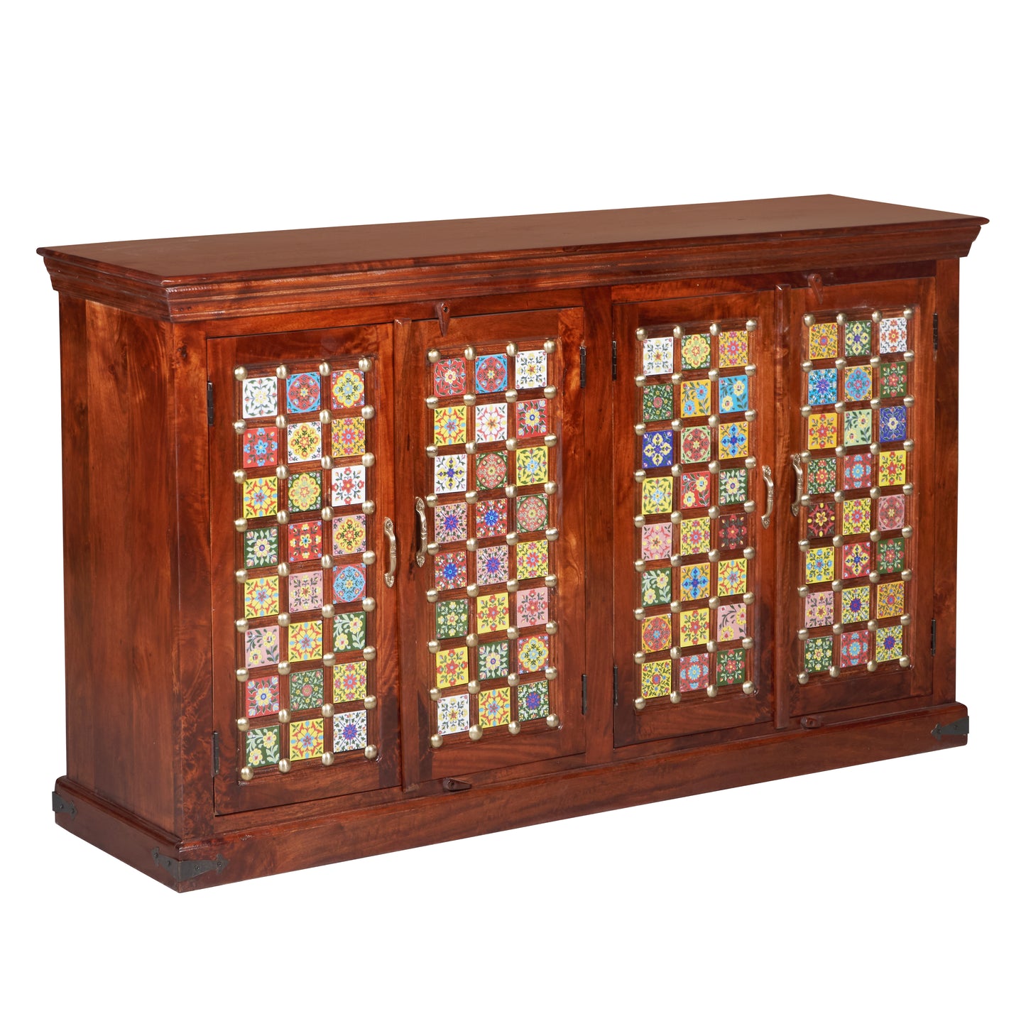 Clara Hand Carved Wooden Sideboard