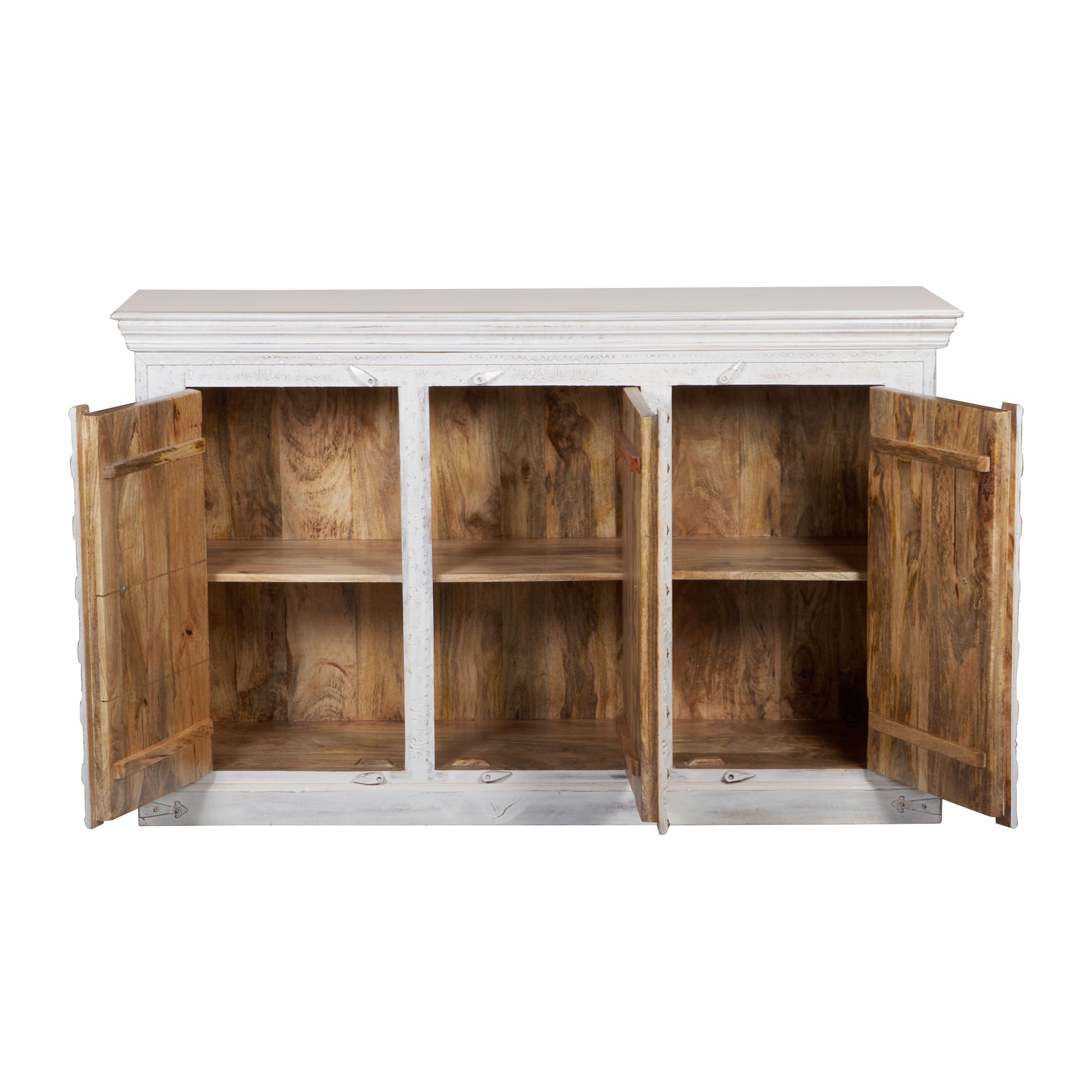 Emma Hand Carved Wooden Sideboard