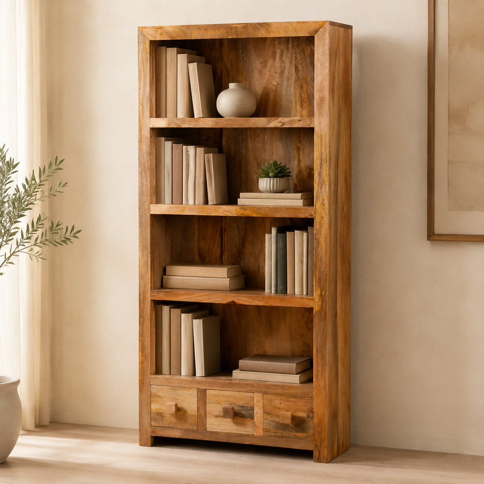 Mark Carved BookShelf