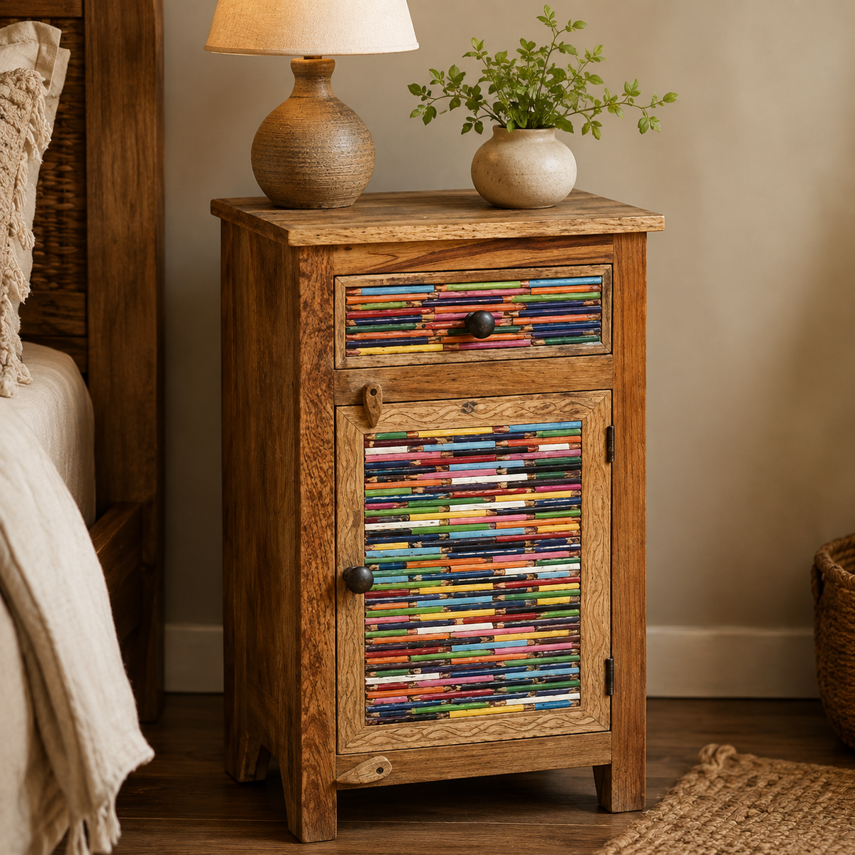 Suzy Wooden Bedside