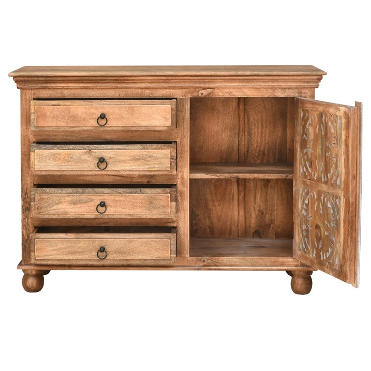 Miraya Carved Wooden Cabinet