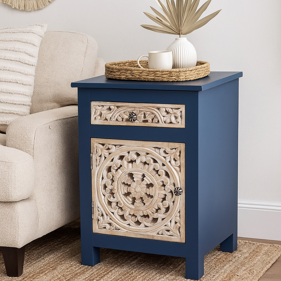 Gourd Wooden Bedside