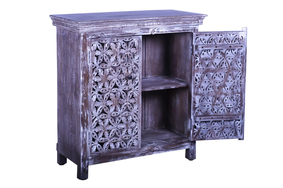 Jorg Carved  Wooden Chest
