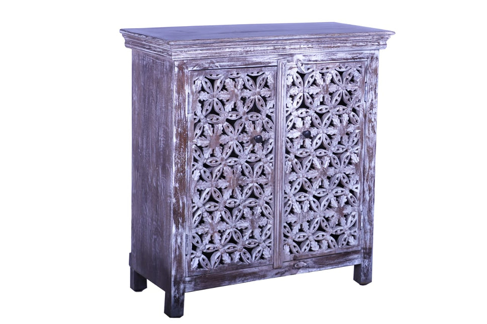 Jorg Carved  Wooden Chest