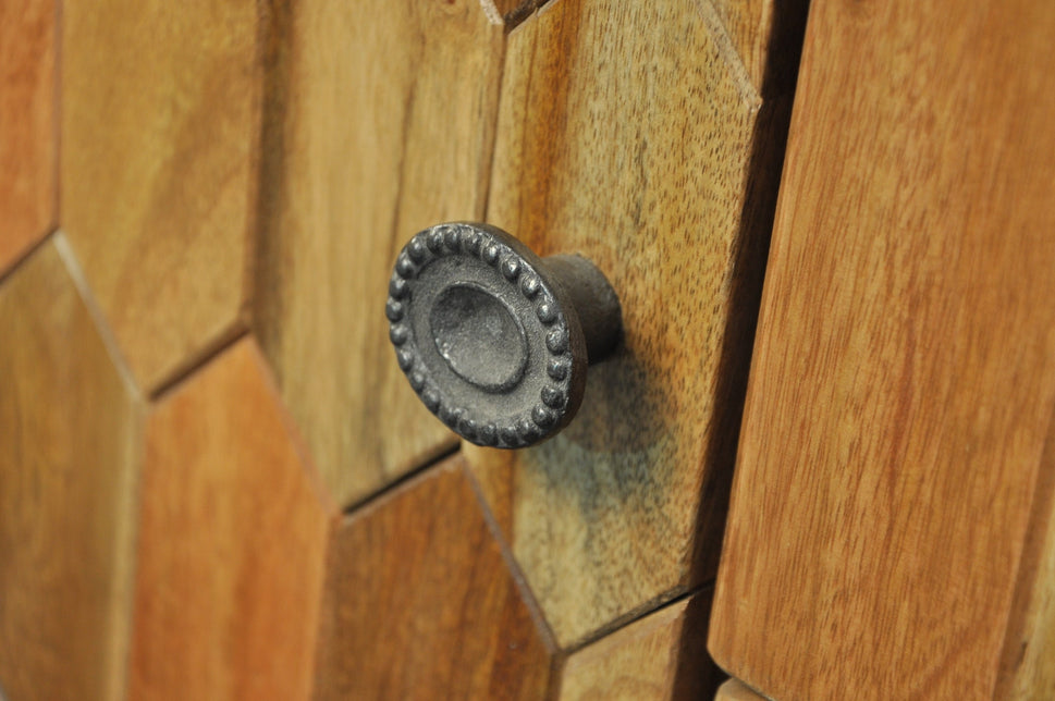 Carroll Hand Carved Wooden TV Cabinet