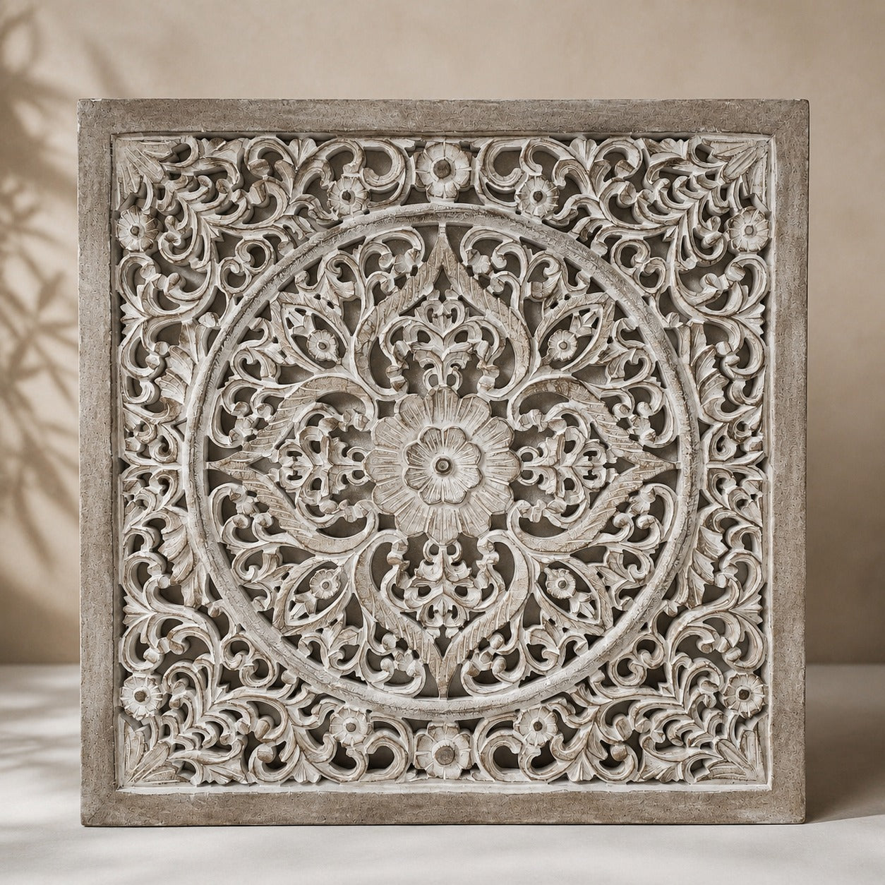 Siggy Hand Carved Wall Panel