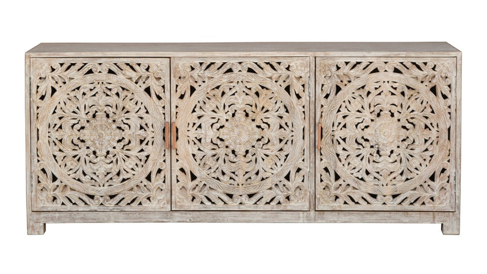 David Wooden Carved TV Cabinet