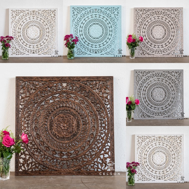 Liza Carved Wall Panel