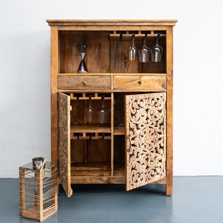 Margo Wooden Bar Counter