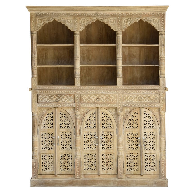 Mira Carved Bookshelf