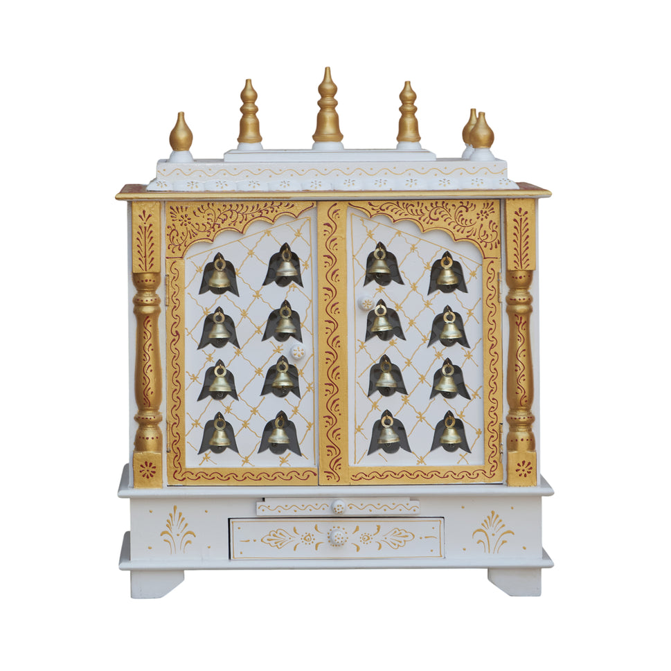 Rukmini Wooden Carved Mandir