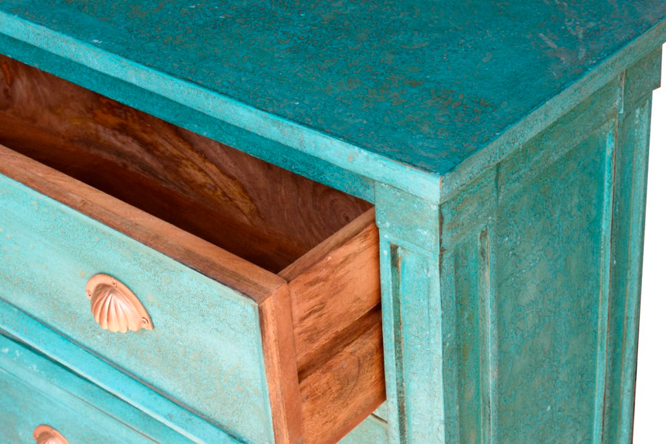 Marsha Carved Wooden Chest of Drawer