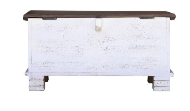 Keno Carved Tile Storage Trunk