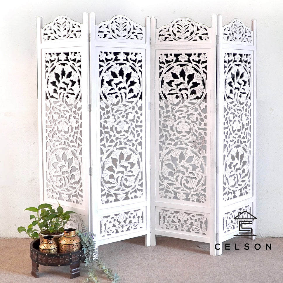 Ava Carved Room Divider