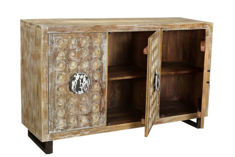 Hadden Hand Carved Wooden SideBoard