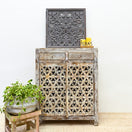 Switch Nico Hand Carved Wooden Shoe Cabinet 2 image