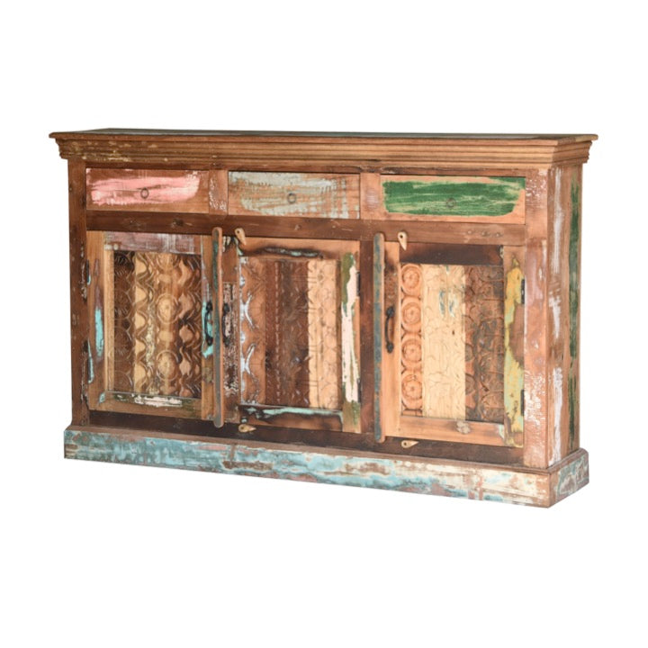 Lofuh Hand Carved Wooden Buffet