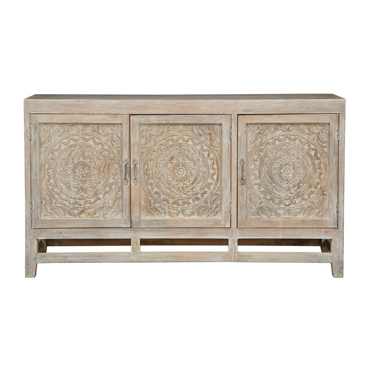 Douglas Hand Carved Wooden Buffet