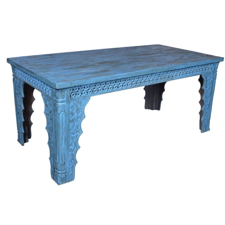 Harper Hand Carved Wooden Dinning Table