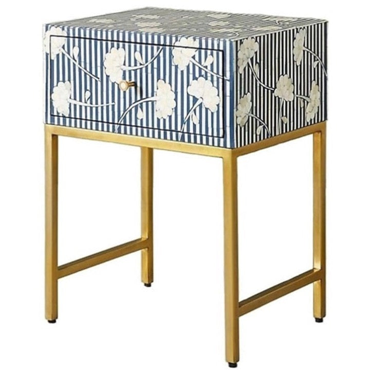 Jessi Bone Inlay Bedside