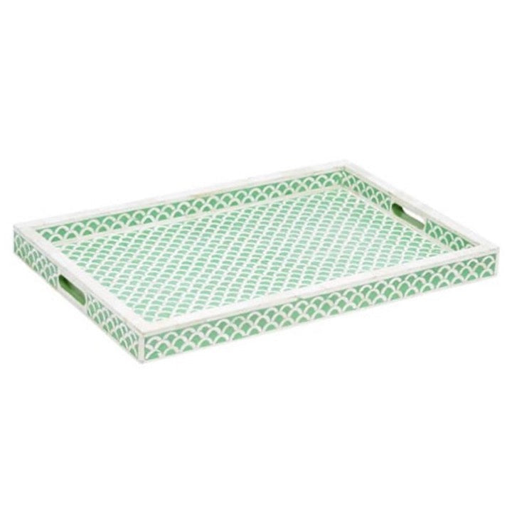 Laura Bone Inlay Shell Pattern Tray