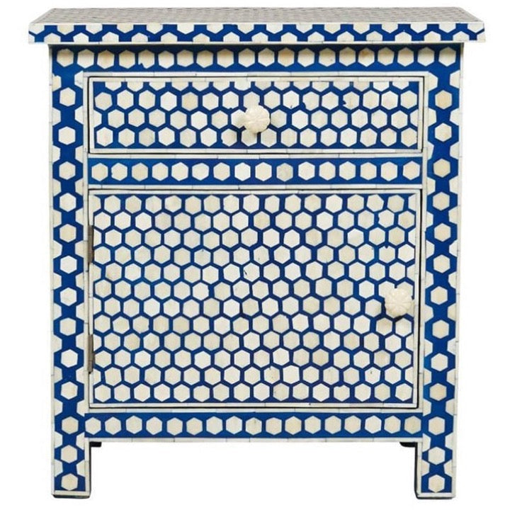 Laila Bone Inlay Bedside