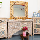 Switch Jeter Hand Carved Wooden Console Table 2 image