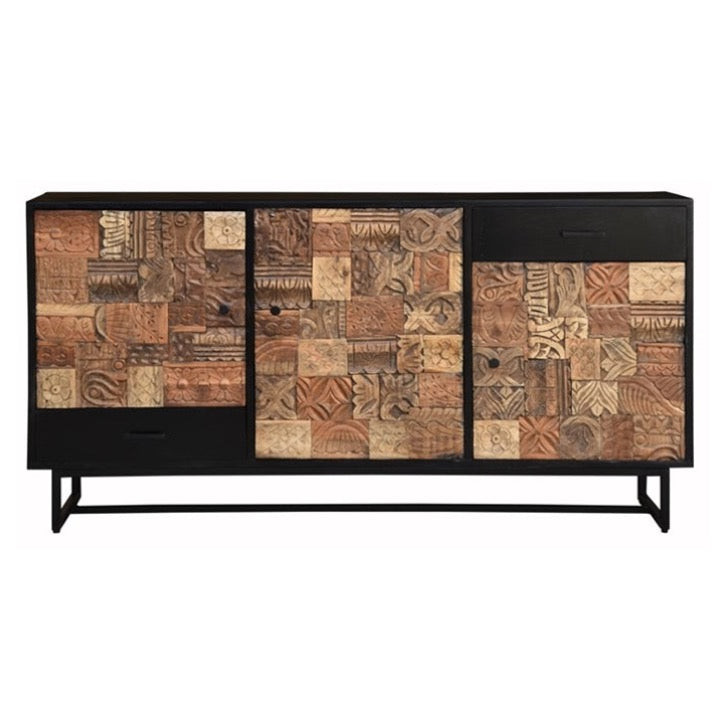 Sen Hand Carved Wooden Buffet