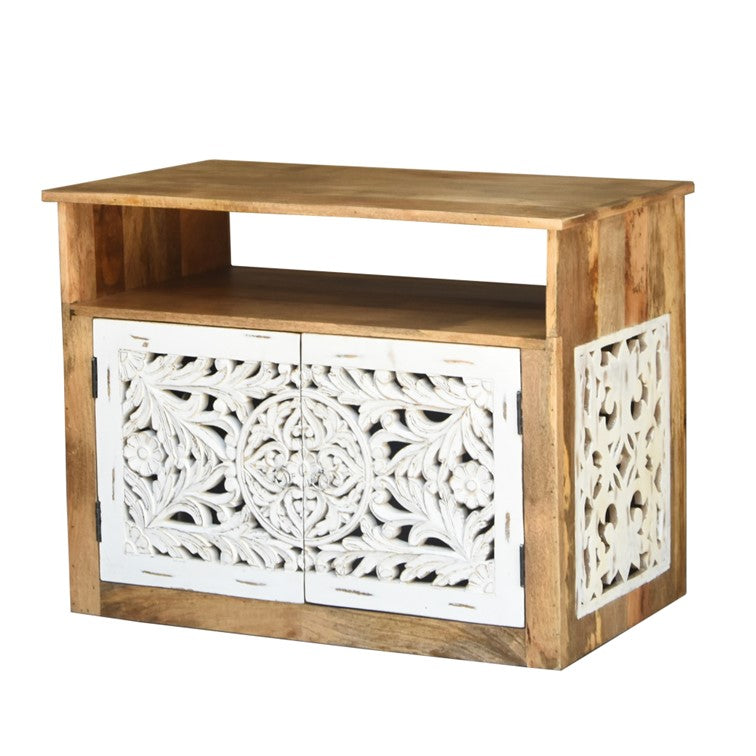 Esom Wooden Carved Cabinet