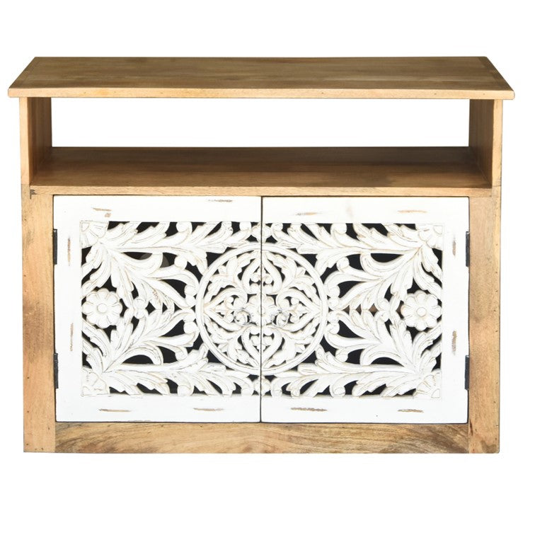 Esom Wooden Carved Cabinet