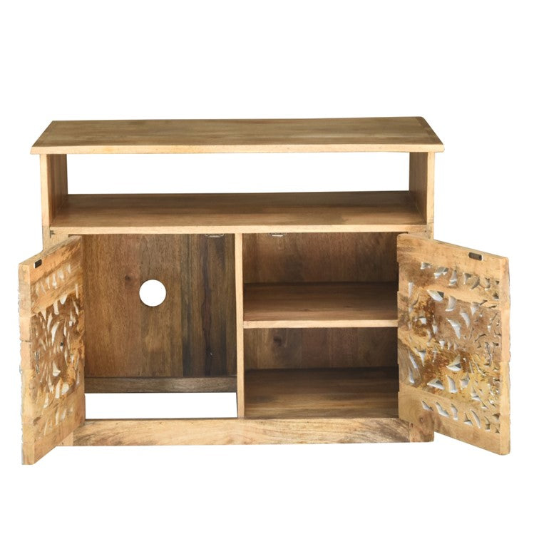 Esom Wooden Carved Cabinet