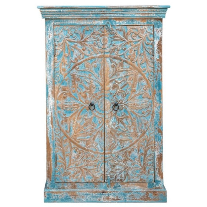 Megha Hand Carved Cabinet
