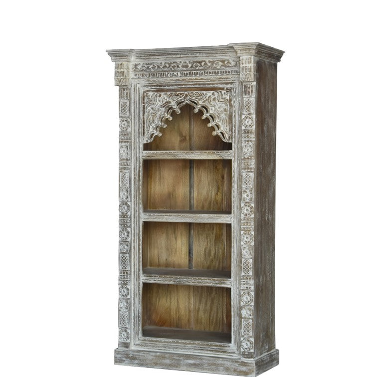 Evan Carved Bookshelf