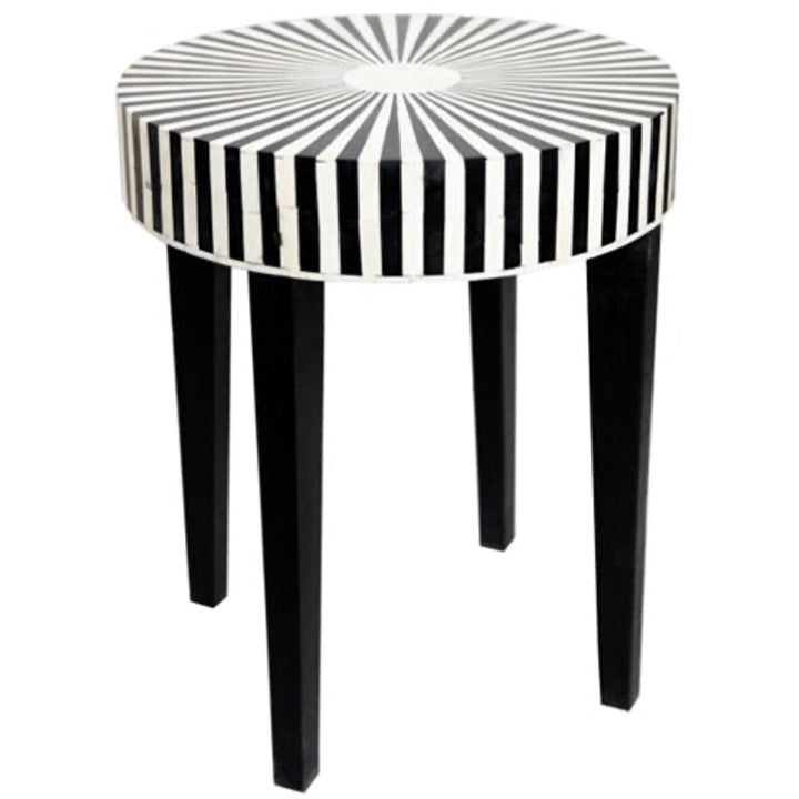 Jess Bone Inlay Stool