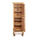 Switch Stone Carved Wooden Shoe Cabinet 2 image