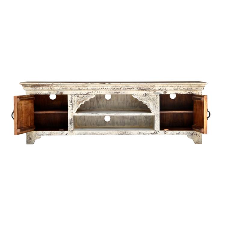 Morton Hand Carved Tile TV Cabinet