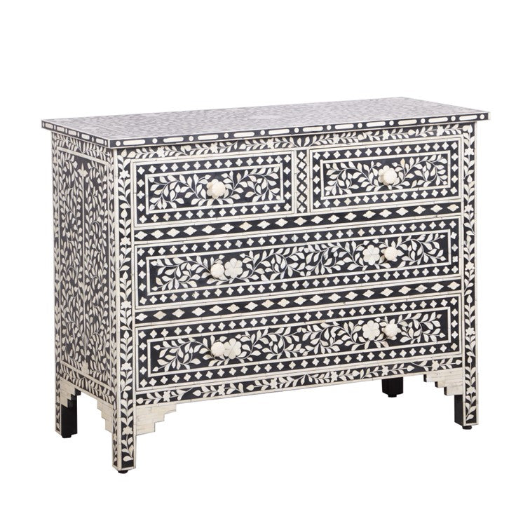 Eva Bone Inlay Chest of drawer