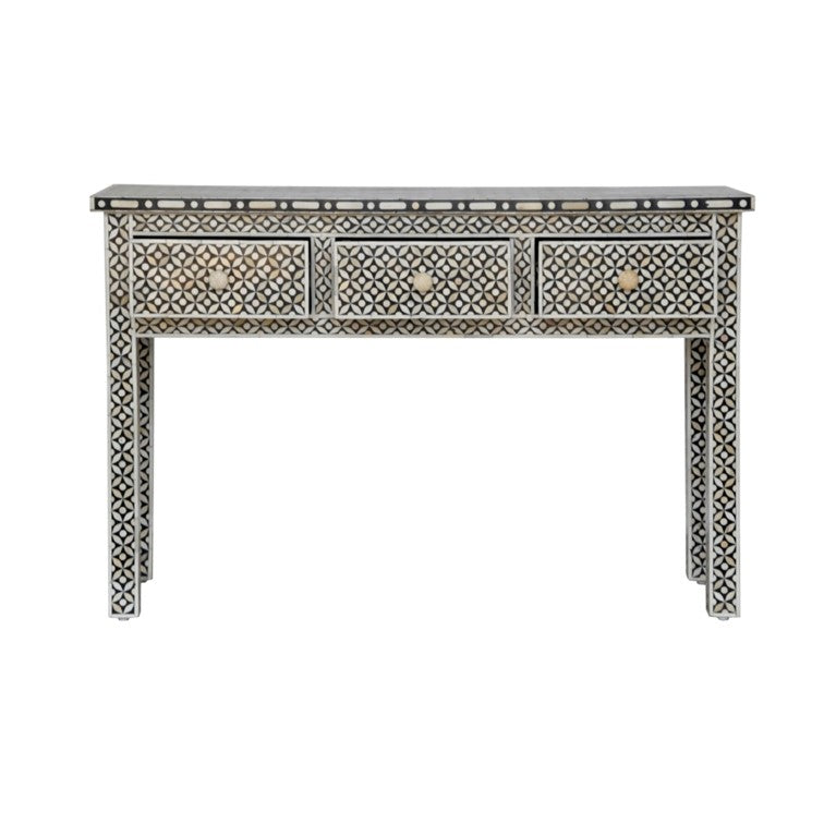 Keane Bone Inlay Console Table