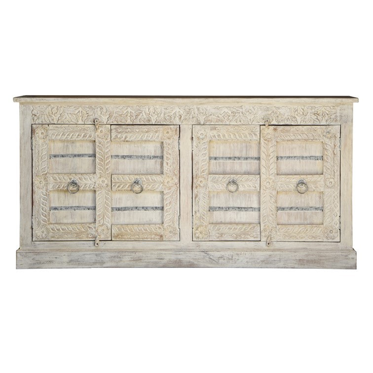 Eva Hand Carved Side Board