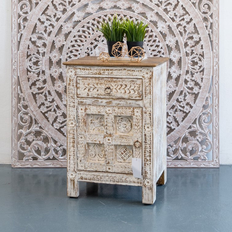 Raima Wooden Bedside