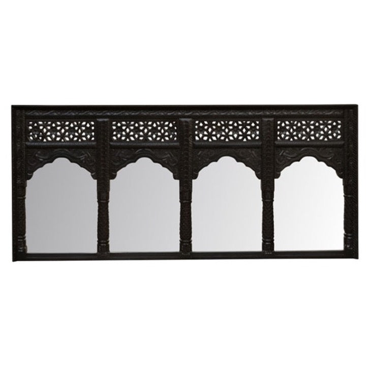Laxmi Hand Carved Wodden Mirror