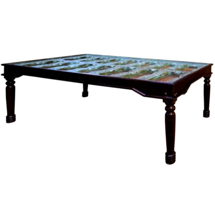 Jessy Hand Carved Wooden Dining Table