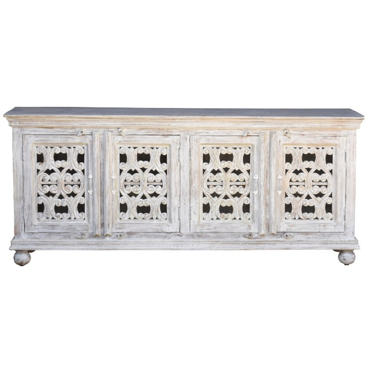 Kaley Hand Carved Wooden SideBoard