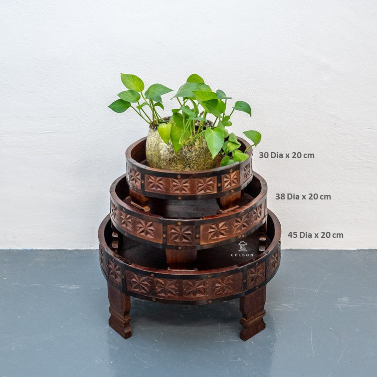 Jarah Carved Chakki Table