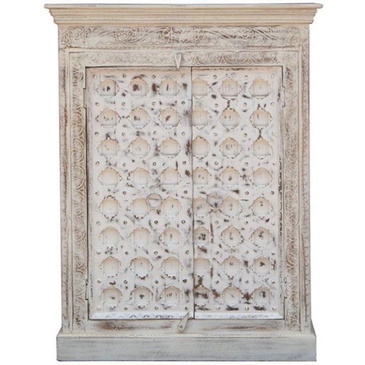 Bella Carved Wooden Cabinet